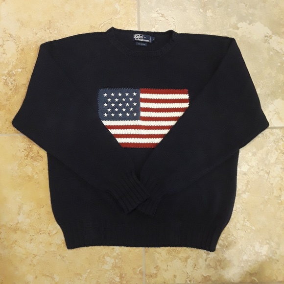 Ralph Lauren Other - Vintage Ralph Lauren American Flag Sweater
